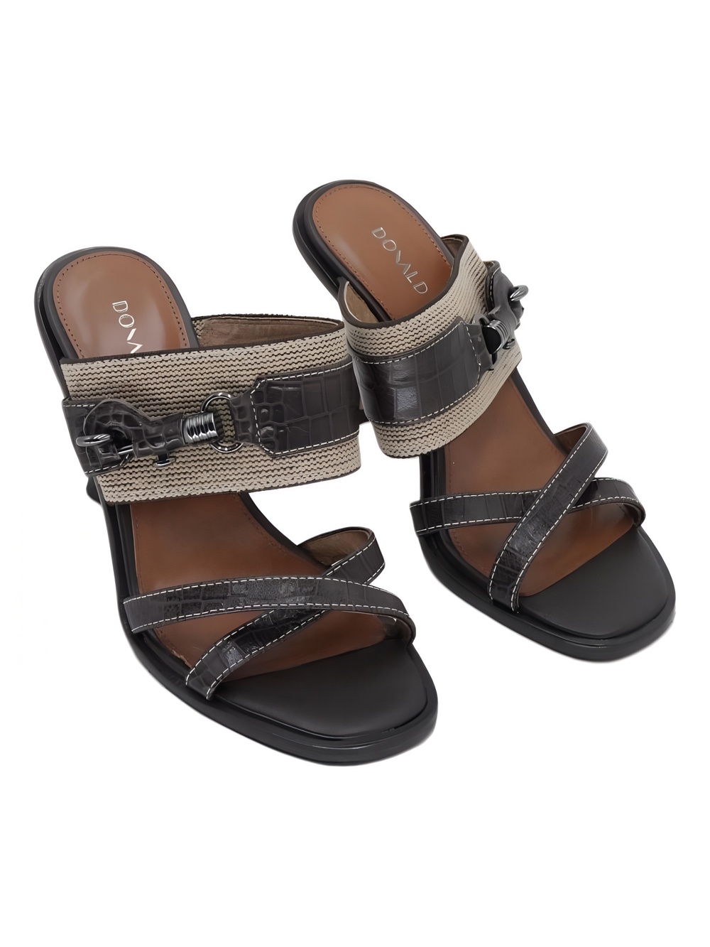 Donald Pliner Erica Sandal in Dark Brown Size 5.5